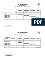 2ND Monthly Assessment Format - PG