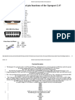 What Are The Pinout and Pin Functions of The Openport 2.0