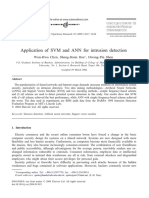 Application of SVM and ANN For Intrusion Detection: Wun-Hwa Chen, Sheng-Hsun Hsu, Hwang-Pin Shen