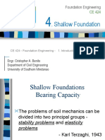 Lecture 4 Design of Shallow Foundation