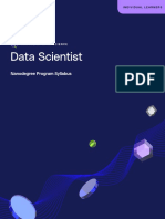 Data Scientist Nanodegree Syllabus