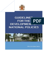 Guidelines For The Development of National Policies Jamaica