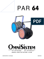 LED PAR 64 PRO - 4 CH. Manual 2010-01-01