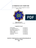 Characteristis of Computer - Kelompok 1