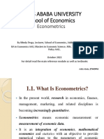 ECO - Chapter 01 The Subject Matter of Econometrics