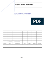 Calculation For Scaffolding