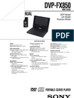 Sony DVP-FX850 DVD