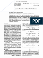 1991 - Prediction of Thermodynamic Properties of Oil and Gas Condensate Mixtures