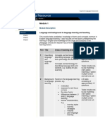 TKT Module 1 Overview