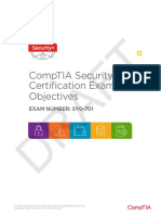 Draft Comptia Security Sy0 701 Exam Objectives (2 0)