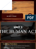 Unit 3 - Ethics - Part 2 - The Human Act