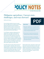 Philippine Agriculture: Current State, Challenges, and Ways Forward