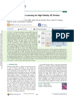 Hierarchical Machine Learning For High-Fidelity 3D Printed Biopolymers