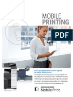 Mobile Print App Brochure