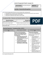 SD State Standards Disaggregated English Language Arts: Essential Questions Big Idea Statements