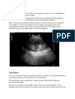 Radiology Case Report - Splenic Abscess