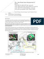 SRV-TSB-22-005 CR229 Rear Brake Hoses Replacement If Required