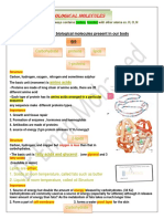 Biological Molecules