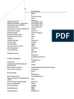 Win Run Commands