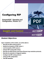 Configuring Rip: Extremexos Operation and Configuration, Version 12.1