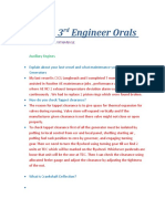 Seaspan 3rd Engineer Orals