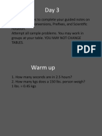 SI Units and Unit Conversion Slides