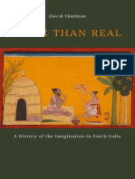 More Than Real A History of The Imagination in South India by David Shulman