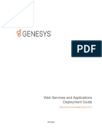 Web Services and Applications Deployment Guide - Genesys