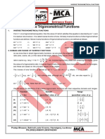 Inps Inverse Trigonometric Function Study Material