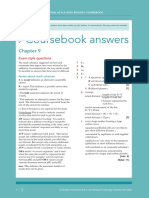 Exam Style Answers 9 Asal Biology CB