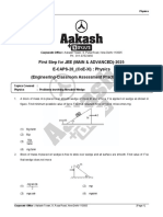 E-CAPS-28 - For CoE (XI) - Physics - (Que. - Answer Key)