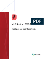 MSC Nastran 2023.1 Installation and Operations Guide