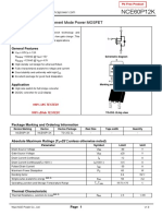 Wuxi NCE Power Semiconductor NCE60P12K C326372