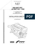 IVECO NEF N60-ENT-M37 - Installation Directive Manual