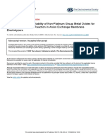 Catalytic Activity and Stability of Non-Platinum G