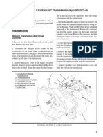 Two-Speed Powershift Transmission Hyster T-40 Troubleshooting