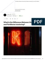 Hierarchical and Partitional Clustering