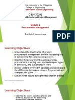 Module 2 Procurement Management