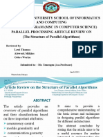 Parallel Algorithms