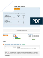 PentestTools WebsiteScanner Report