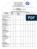 Periodical Test Q3 Mapeh 4 Melc Based