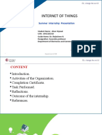 Internship PPT Template