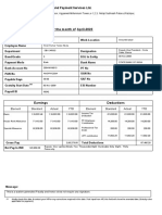 April Pay Slip