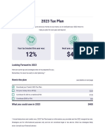 2022 Individual Tax Return Tax Plan