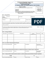 Temporary Training Permit For Foreign Medical Practitioner