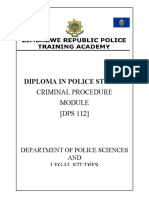 DPS - 112 - Criminal - Procedure - Module