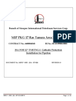 JSA For Cathodic Protection Installation For Pipeline