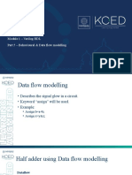 Module 1 - Part 5 - Behavioural & Dataflow