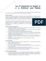 Political and Media Officer Vacancy 2023