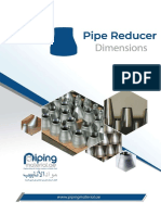 Eccentric Concentric Pipe Reducer Dimensions